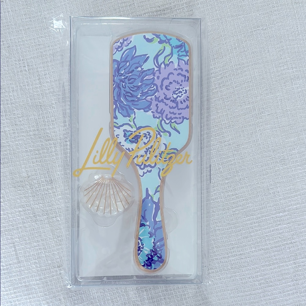 Lilly Pulitzer Floral Hair Brush